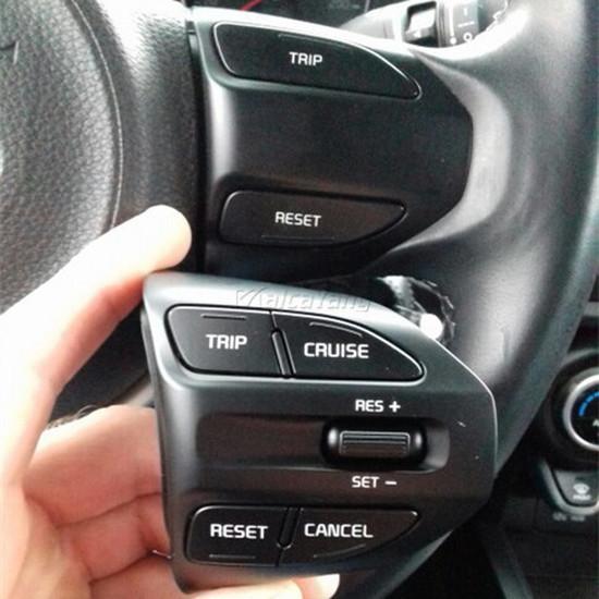 For KIA K2 RIO IKSLAIN AUGUST X-LINE LUXE RED LINE Steering Wheel Cruise Control Button Bluetooth Audio Phone Volume Switch Car
