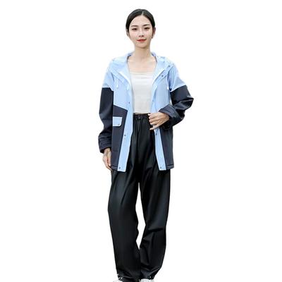 Rain Top and Rain Jacket Detachable Rain Transparent Reflective Rainy Season Gift [MTKCNTL] Suit, Bottom, Women's Rainwear, Cycling, Men's,