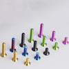 1 PC Various Color M3*6/8/10/12/15-30mm TC4 GR5 Titanium AlloyT10 Torx Flat Countersunk Screw Bolt For Bike Bicycle Road Bike