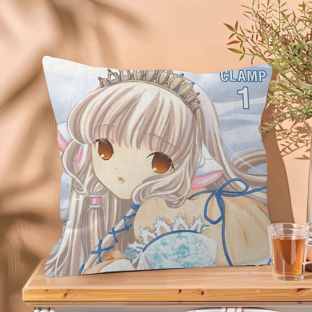 Classic cute Anime CChobits Personalized Pillow Cover Kids Bedroom Wild Party Decor Pillowcase kid Birthday shower Gift