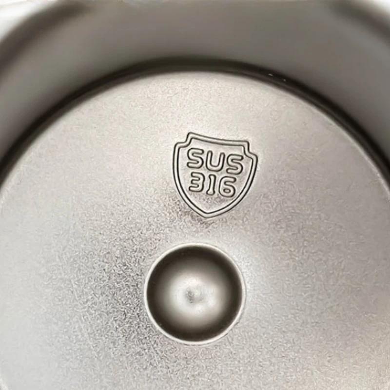 Kaffeebecher Outdoor Thermo Wasserflasche Edelstahl Eis Ochsenbecher mit Strohhalm Hält kalt und warm Vakuumflasche Thermosbecher