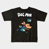 Boys Girls Soft Cotton Graphic Tees Dog Man Breathable Daily School Wear Kids T-Shirts
