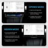 Hideable Under Screen Storage for Tesla Model Y Model 3,Center Console Organizer Tray with Black Anti-Slip Silicone Pad - Model Y 3 Accessories