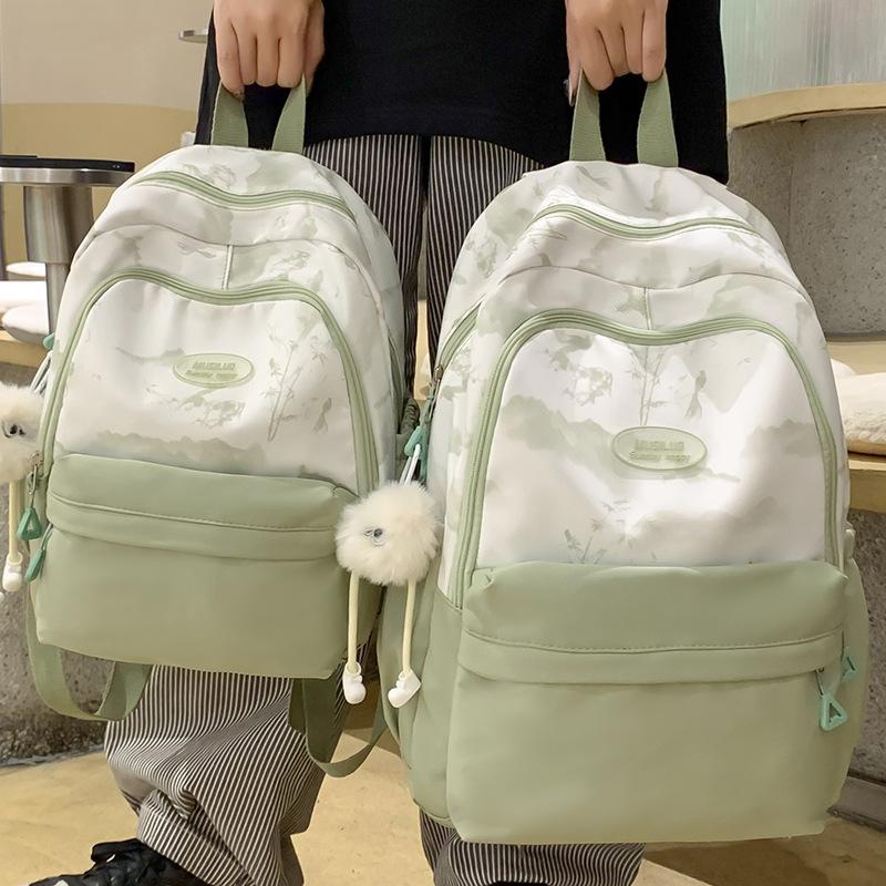 Children's Schoolbags Elementary School Students Junior High School Girls High School Students High Looking Printed Backpacks