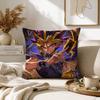 Dark Magician Blue Eyes White Dragon YUGIOH Pillow Case for Sofa Living Room Home office Decor Protective Cover