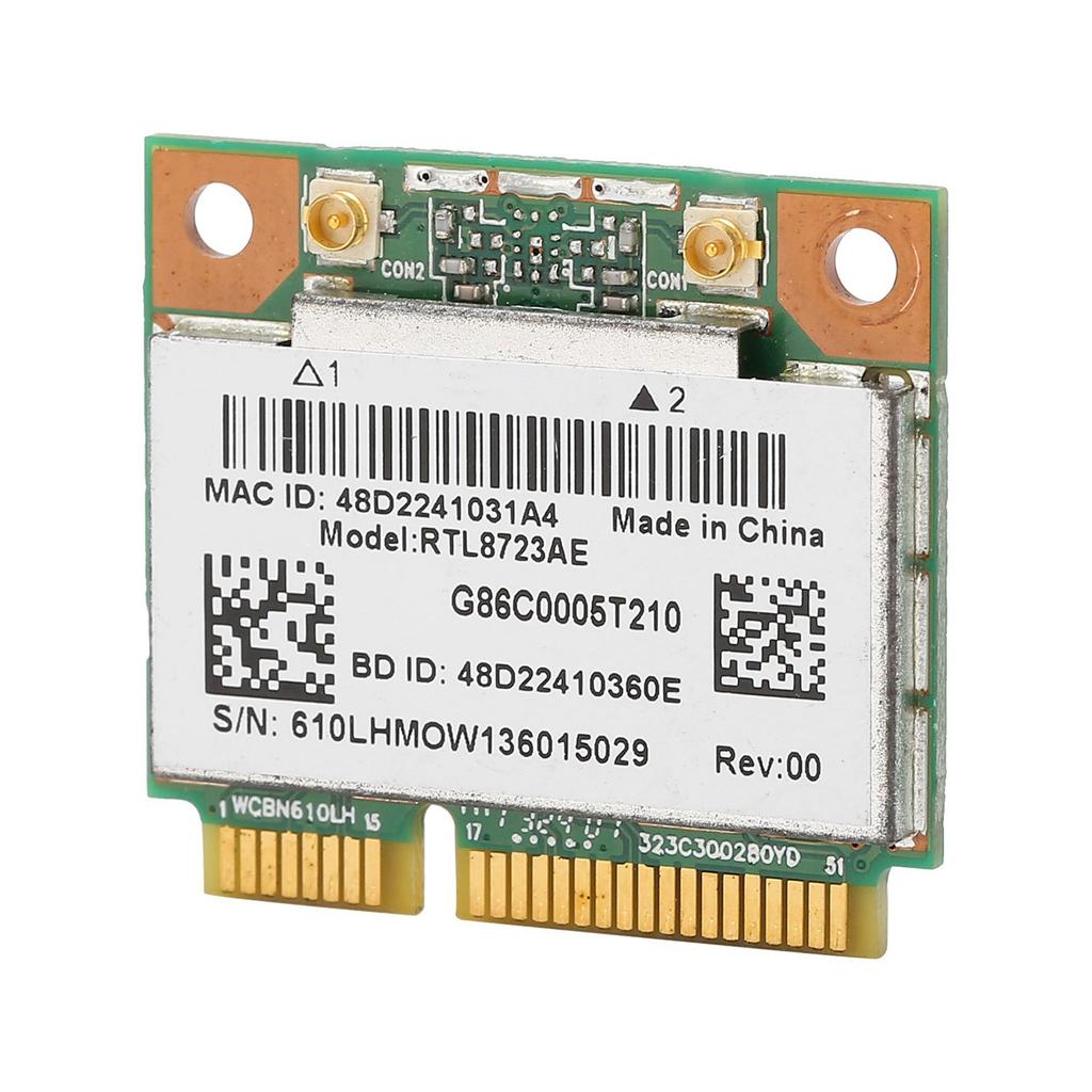 Tarjeta de Red Inalámbrica RTL8723AE 300M Bluetooth4.0 Half Mini PCI-E Adaptador Wlan Wifi