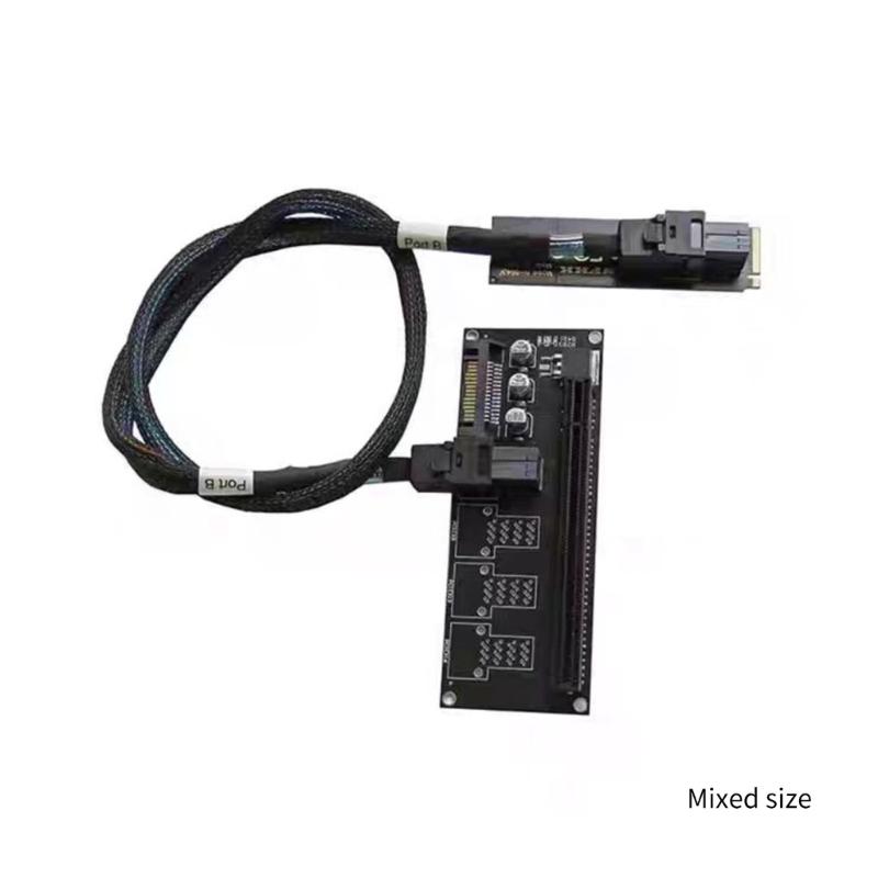M.2 NVMe To PCIe3.0 SSD PCIE X1 X4 X16 Adapters Card PCIE Expansion Cable For Splay Card SSD Pcie Adapters