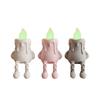 Yousheng 3D Printed Halloween Candle Figurine, Glow-in-the-Dark Spooky Decor with Movable Joints, Creative Desktop Decoration Multiple Colors, Gift