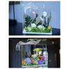 Acrylic Handheld Flowers Box Gift Wrapping Bag with Handle Reusable Bag for Bridesmaids Wedding Birthday