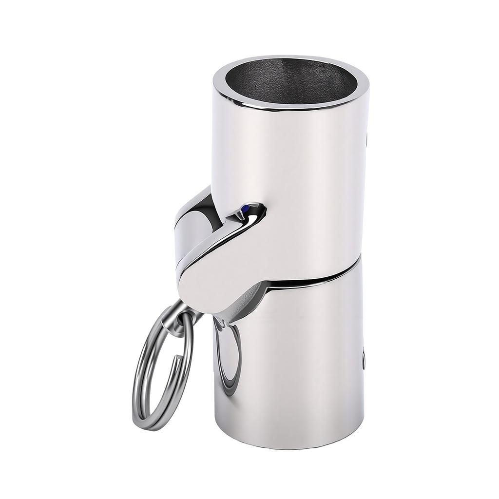 Boat Pipe Connector 25mm Stainless Steel Folding Swivel Coupling Tube Pipe Connector with Lock Pin for Yachts Speedboats