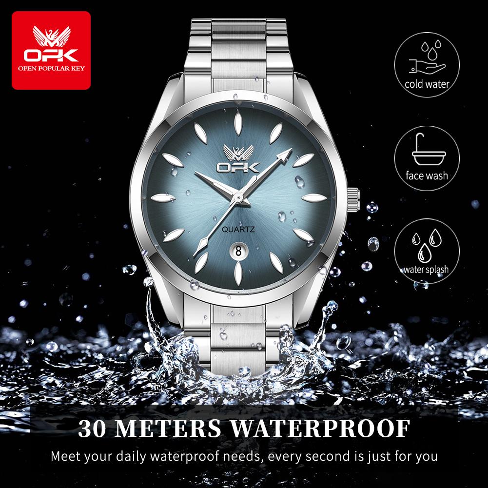 OPK Night Light Waterproof Men's Watch Quartz Watch 6038