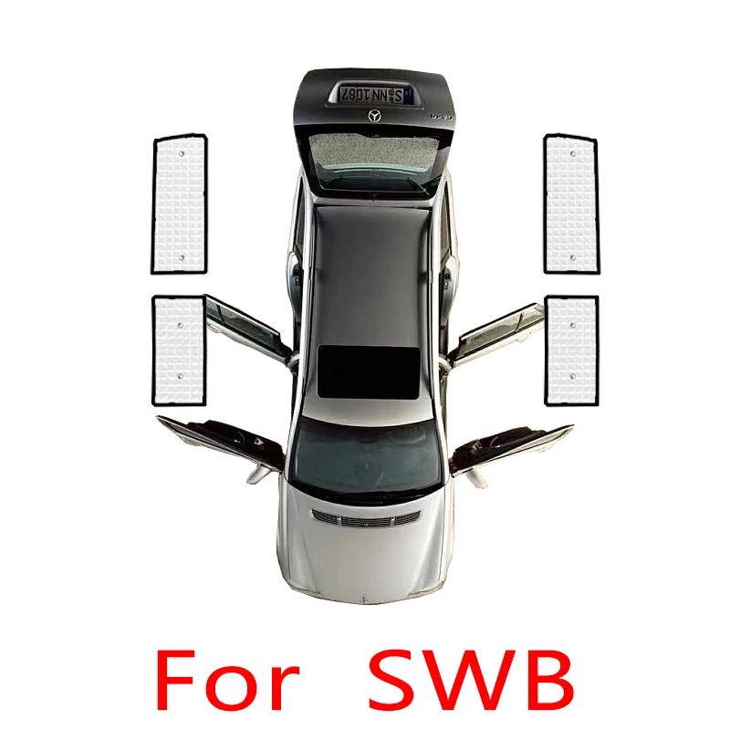 

Полные чехлы-шторки для VW Volkswagen Transporter T5 Caravelle Multivan Doubleback 2003~2015 SWB Автомобильные аксессуары-козырьки 2004 Rear Windows SWB
