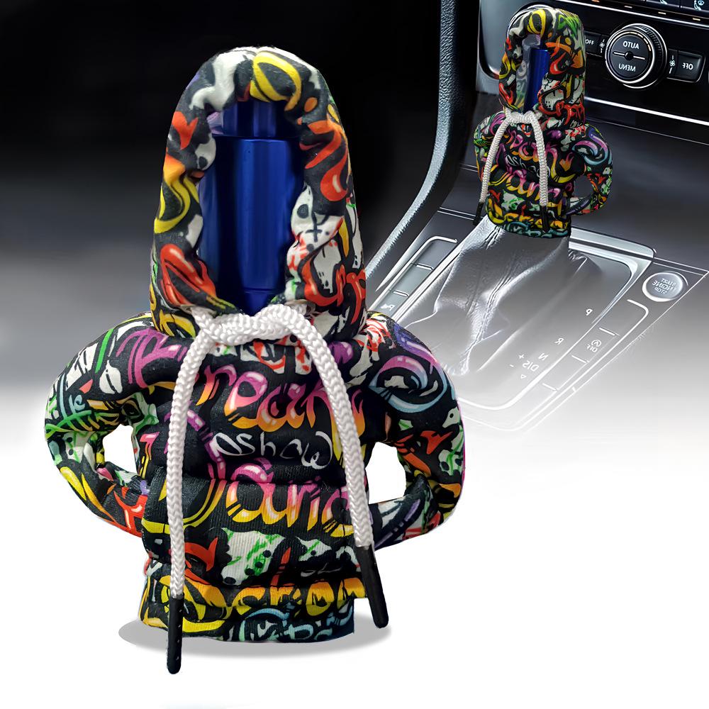Car Gear Shift & Handbrake Knob Protective Cover – Decorative Hooded Design