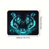 1Pcs Cool Tiger Stripe Car Trunk Mat with Anti Slip Cargo Liner Waterproof Rear Storage Protector Floor Mat for SUV Sedan Vehicl