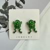 Cute Big Frog Stud-Earring For Women Girls Ear Jewelry Frog Ear Cuff Earrings Party Gifts Haliday Vacation Ornament