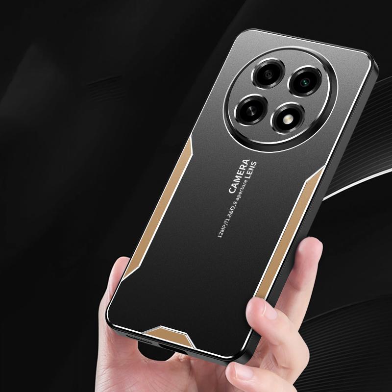 For Oppo A2 Pro 5G Shockproof Cover Aluminum Alloy Phone Protection Case