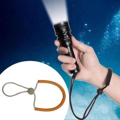 Diving Flashlight Wrist Strap Hand Light Lanyard for Outdoor Water Sports