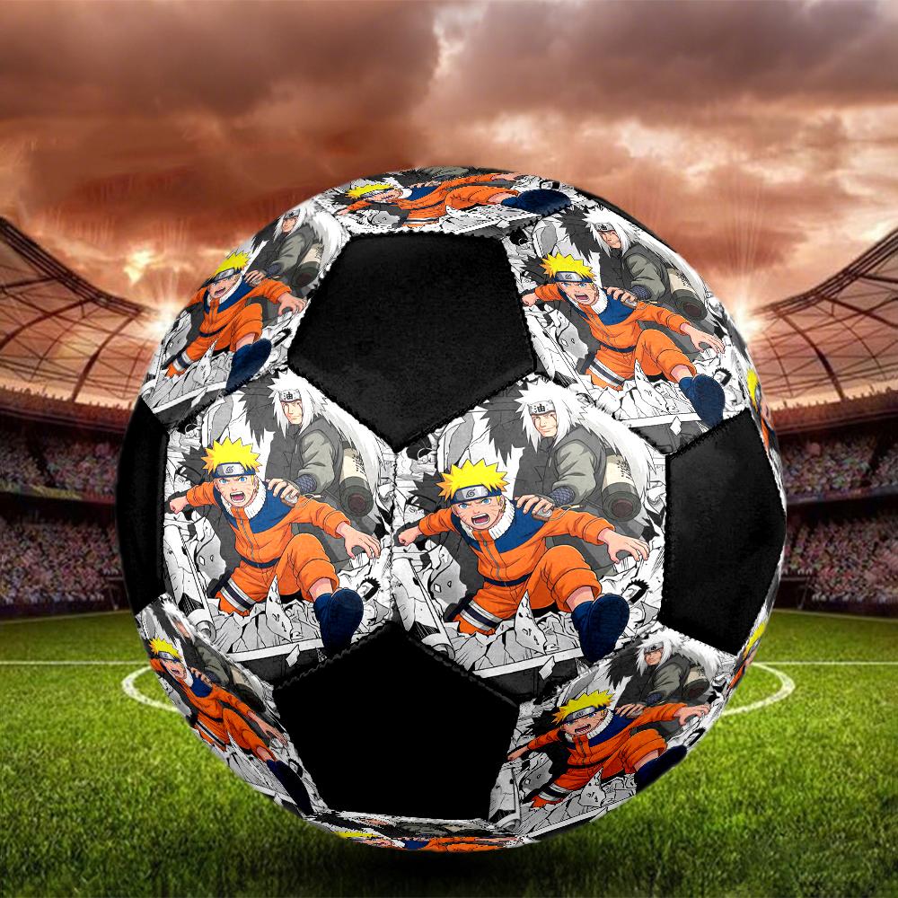 Soccer Ball Colorful Machine Stitched PVC Size 5 Team Training Competition Ready Durable High-Bounce Cool Sports Gift