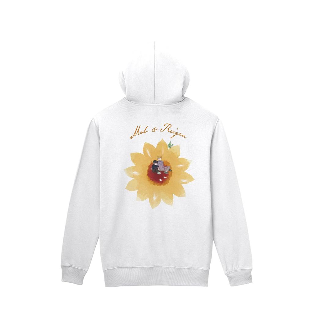 Mob Psycho 100 III Botania Back Print Zip Hoodie, Women's, XL