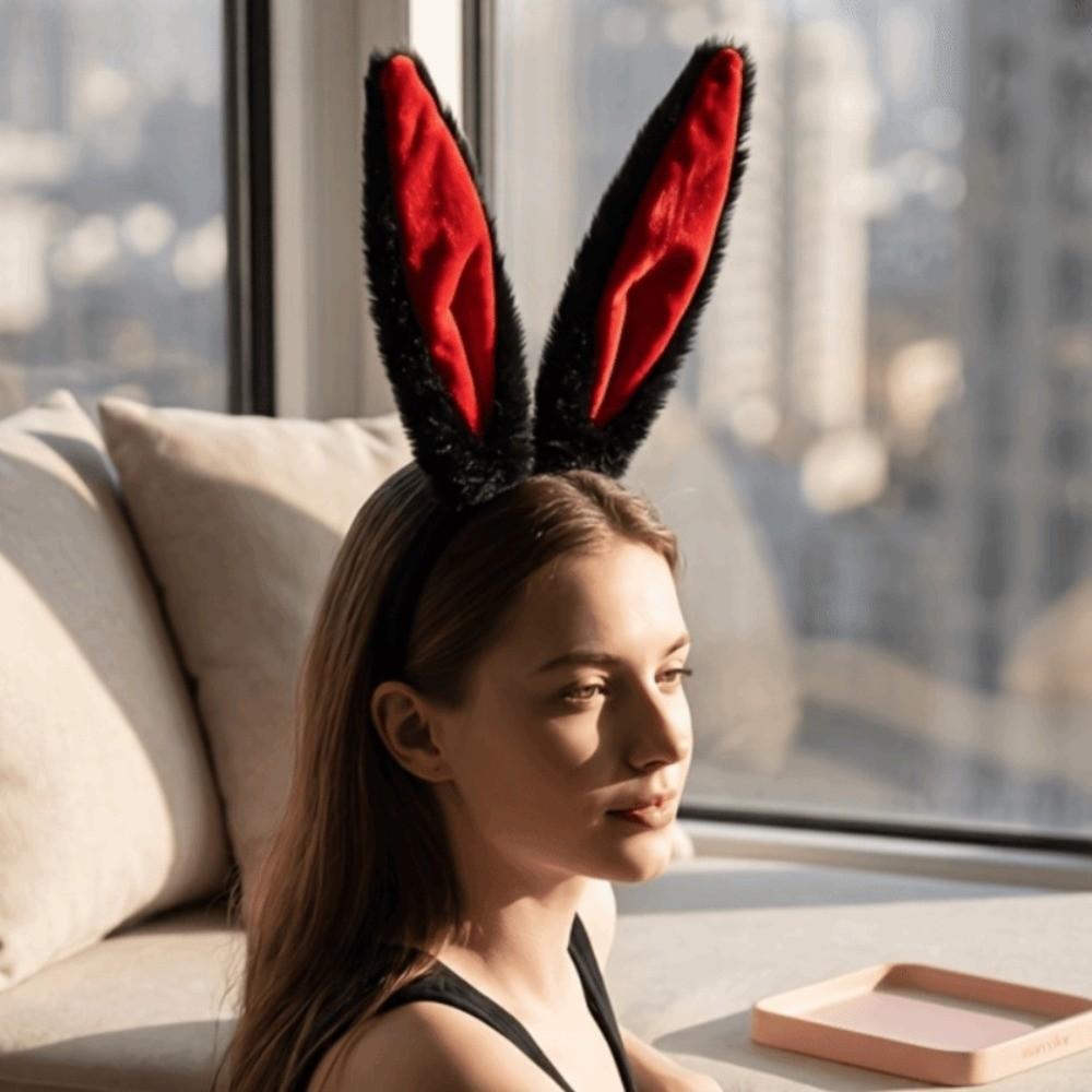 Comfort Halloween Decorative Headband Cute Long Rabbit Ears Headband Photo Props