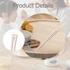 2 Pieces Kids Chopstick Reusable Fiberglass Chopsticks Animal Tip for Restaurant Home