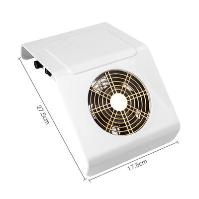 Aspirateur de poussière pour ongles avec repose-main Machine d'aspiration de poussière pour salon de manucure Aspirateur à ongles haute puissance à faible bruit