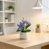 Mini Jasmine Faux Plant With Plastic And Soft Gel For Home Decor And Photography Props