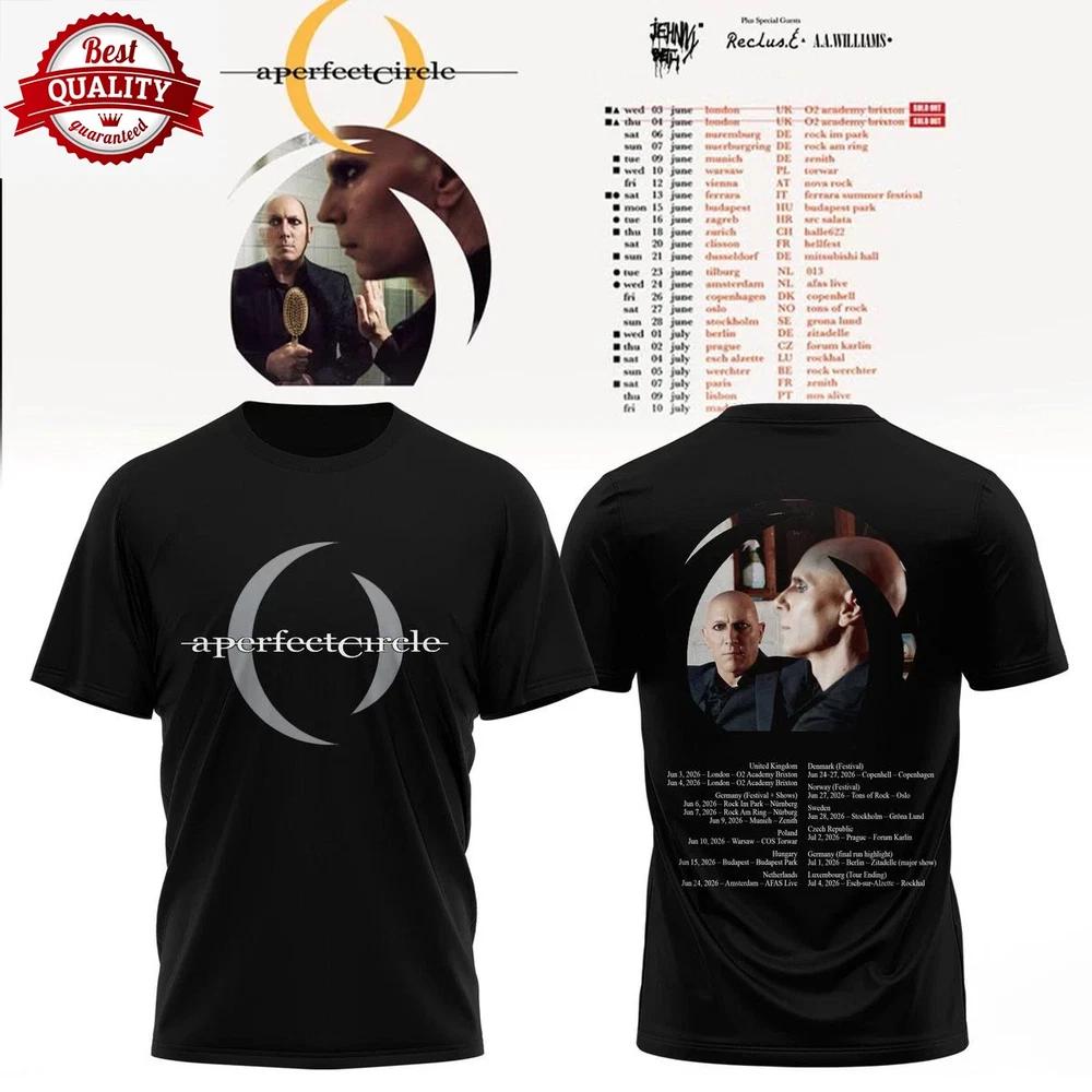 A Perfect Circle 2026 Schedule Tour Hoodie Tshirt All Size1
