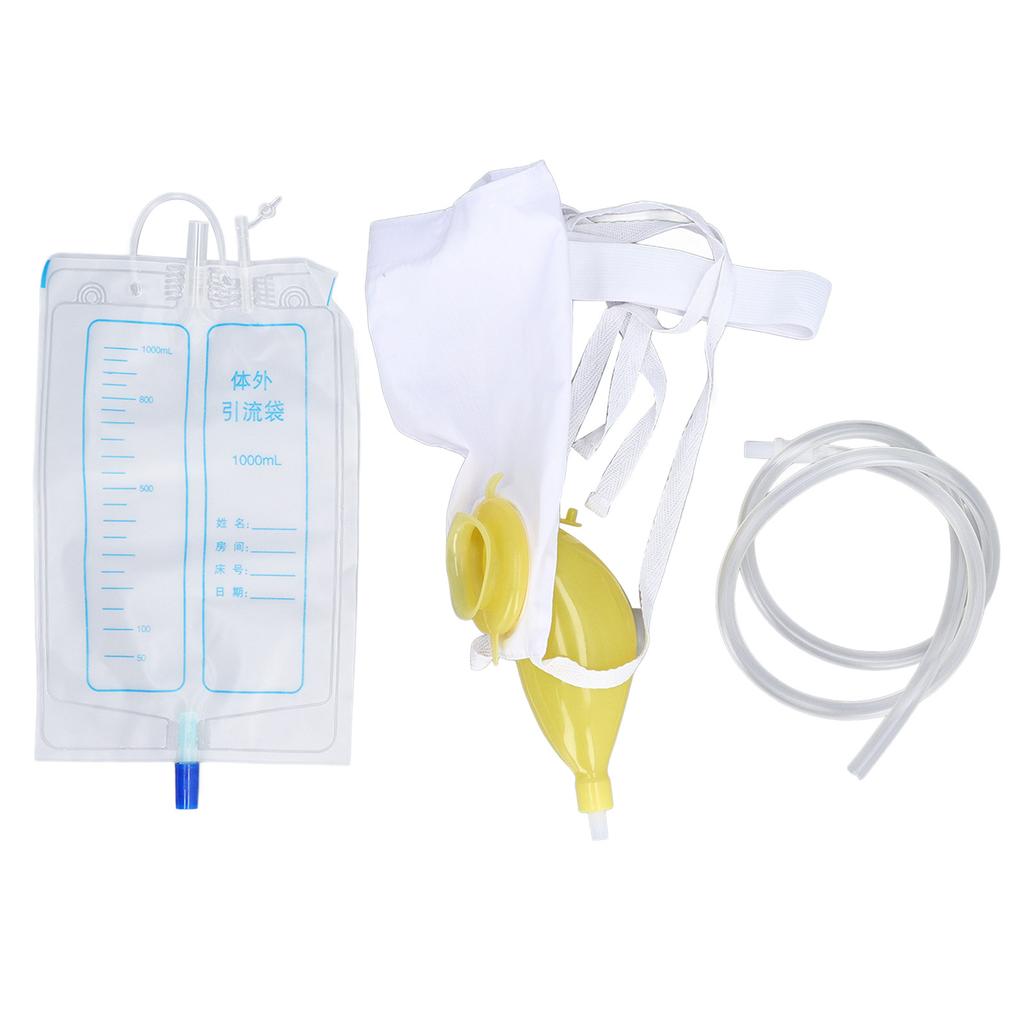 1000ml Urine Collection Bag Urinary Drainage Bag Large Capacity Wearable Urine Bag Urine Collector for Men Women Elderly