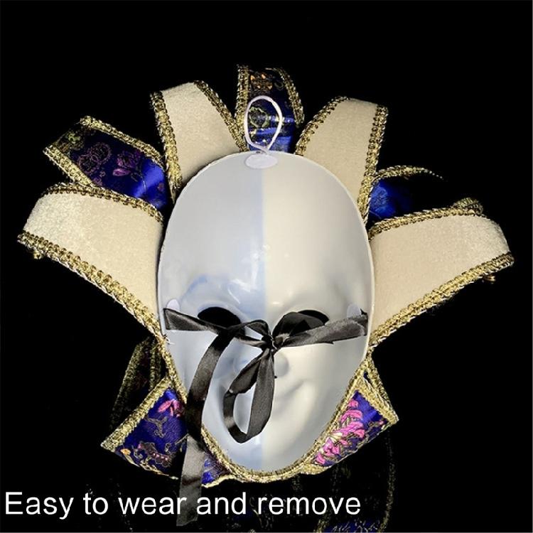 Maskenballmaske Halloween Augenmaske Cosplay Kostüm Vollgesichtsmaske Maskenballkostüm Accessoire für Halloween Hochzeit