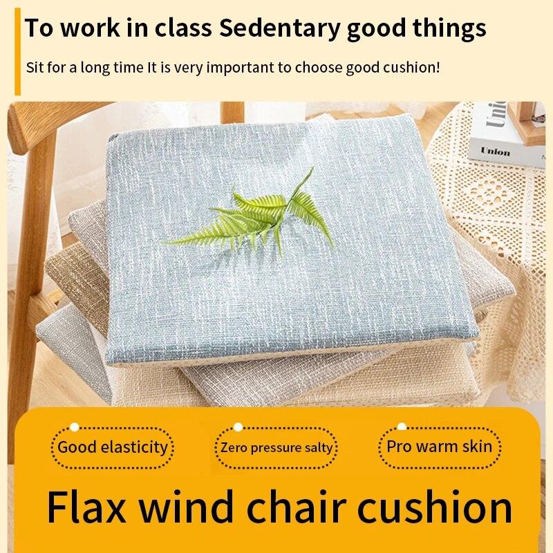 Flax Wind Chair Cushion
