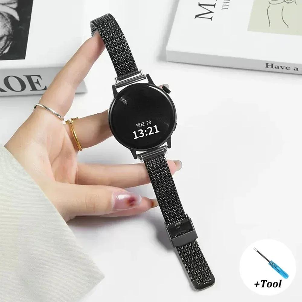Edelstahlarmband für Samsung Galaxy FE 7 6 5 44mm 40mm Smartwatch 18mm 22 20mm Damenarmband für Huawei GT5 46mm GT5 Pro 42mm