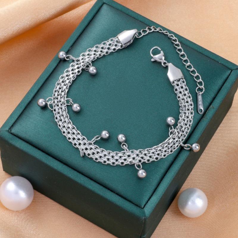 Koreanisches Dongdaemun Titanstahl Damenmode Armband - Edelstahl, High-End, Grenzüberschreitendes Design.