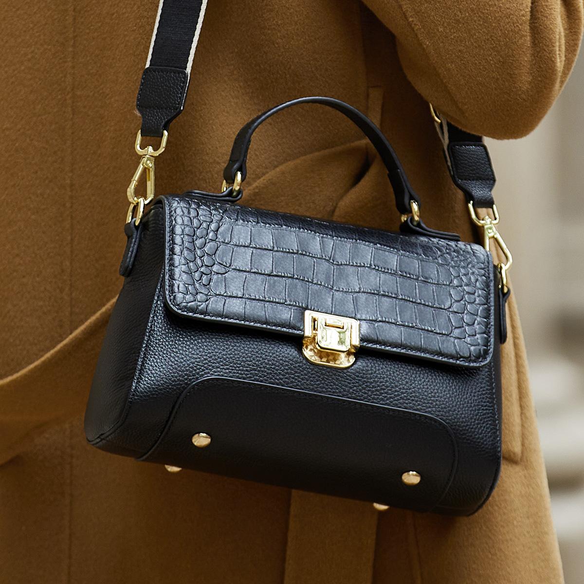 

Сумка из коровьей кожи для женщин Оригинальная сумка на одно плечо Деловые сумки Обычное использование Высокого класса Новое поступление