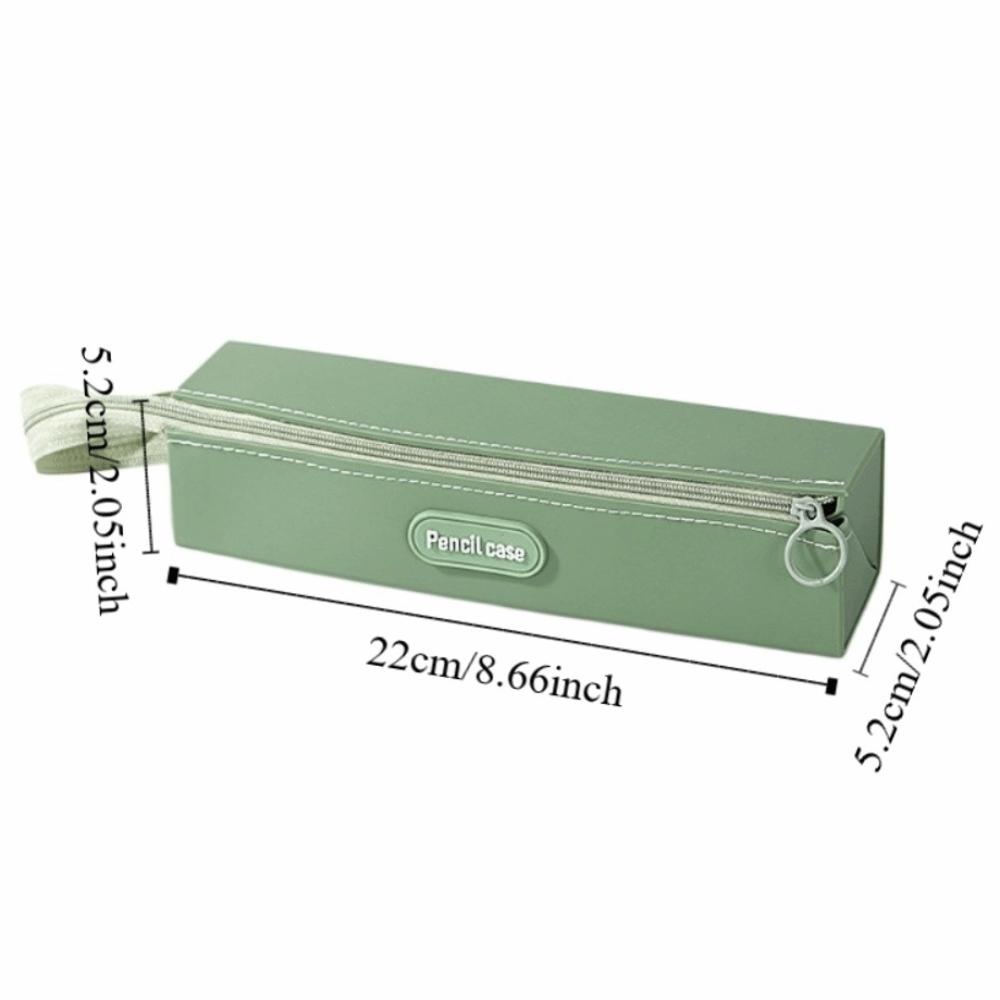 Zipper Silicone Pencil Case Large Capacity Pencil Bag Pencil Box Stationery Organizer Girls Boys