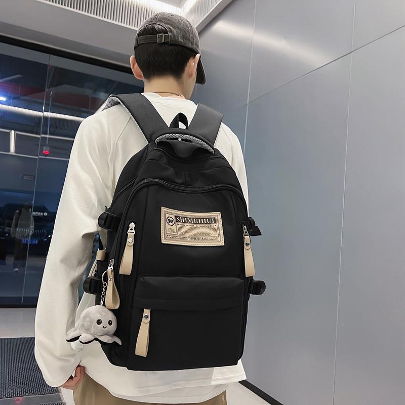Schultasche Koreanische Version lässiger Rucksack große Kapazität College-Student Mittelschüler Schultasche Schüler Mode neuer Pendlerrucksack
