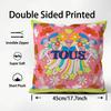 CRAFTED WITLOVE T-tousS Cushion Cover Comfortable Reversible Pillow Cover Ideal for Car Sofa Bedroom & Beyond