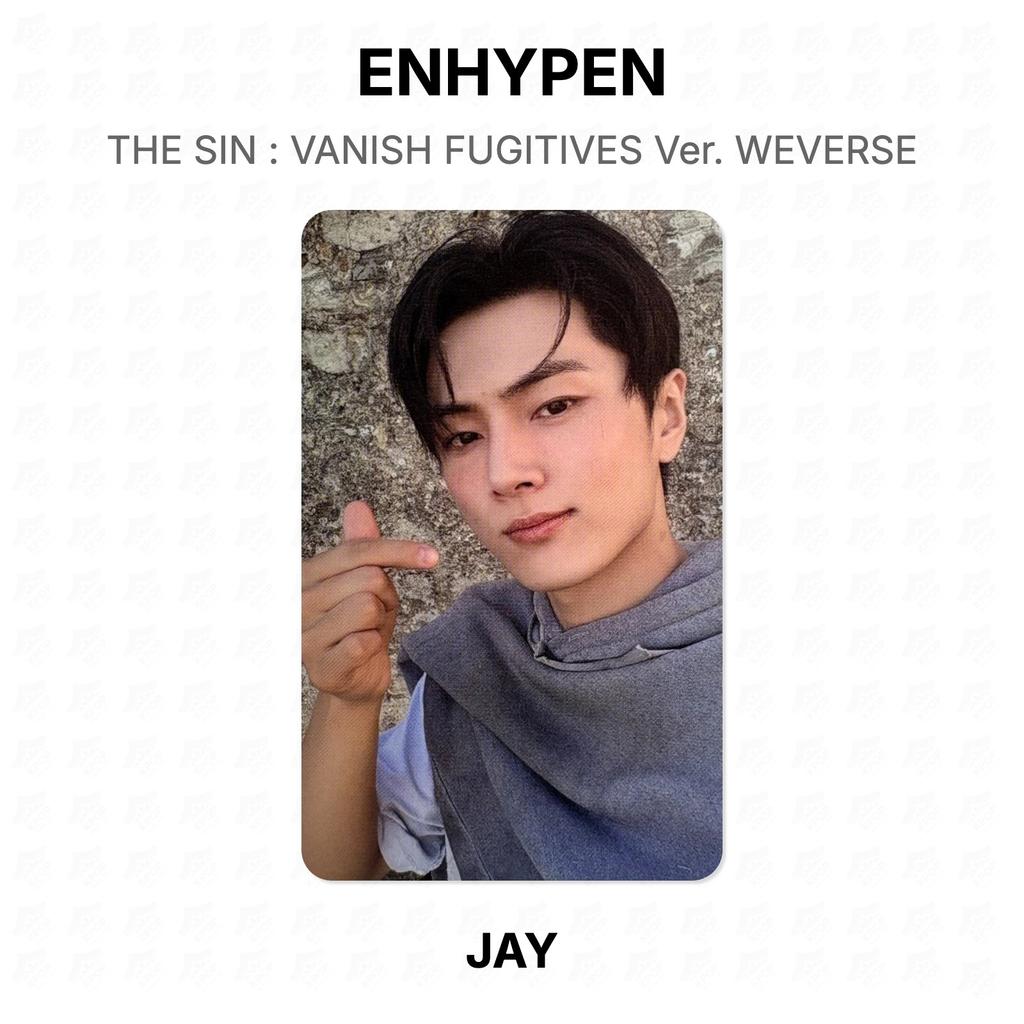 ENHYPEN THE SIN : VANISH FUGITIVES Ver. WEVERSE Official Photocard