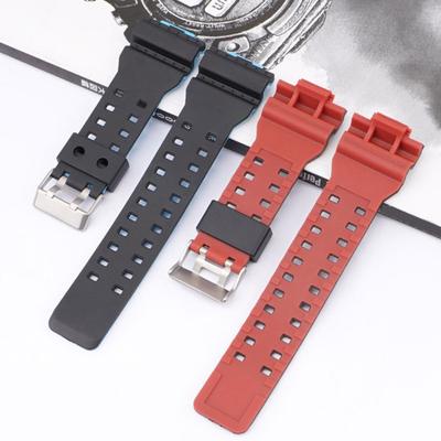 Uhrenarmband Atmungsaktives Harz Armband Schweißfest Weich Ersatz für Casio GA 100/110/120/150/200/300/400/700