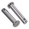 12Pcs 304 Stainless Steel Single Hole Clevis Pins 20/25/30/35/40/45/50/55/60mm Flat Head