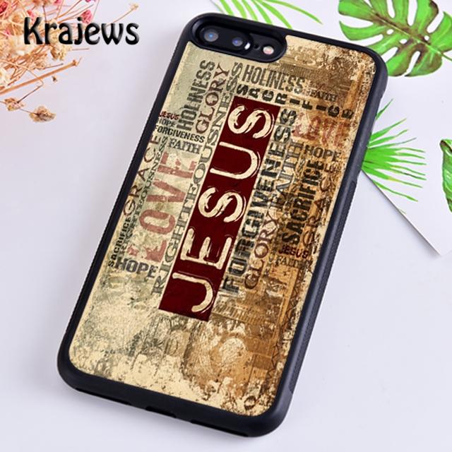 Krajews Bible Jesus Christian quotes Phone Case Cover For iPhone 17 Air 16 15 14 plus 11 12 pro max coque Fundas