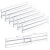 2pcs  Drawer Dividers Organizers Adjustable Cabinet Storage Clothes Drawer Organizer Clear Drawers Separators Kitchen Tools