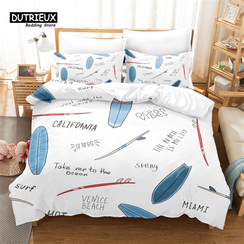 

Simple Cartoon Design Quilt Cover Package, Art Bed Linen Package, Cozy Comfortable Breathable Quilt Cover, For Bedroom Guest Room Decor EU single(135x200cm)