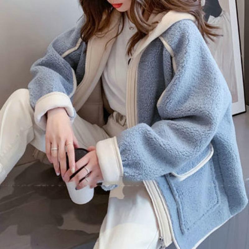 

Корейский стиль, новый ретро-дизайн, короткое пальто, осень-зима, большой размер, свободный иностранный стиль, омолаживающий кардиган, топ для женщин 2XL