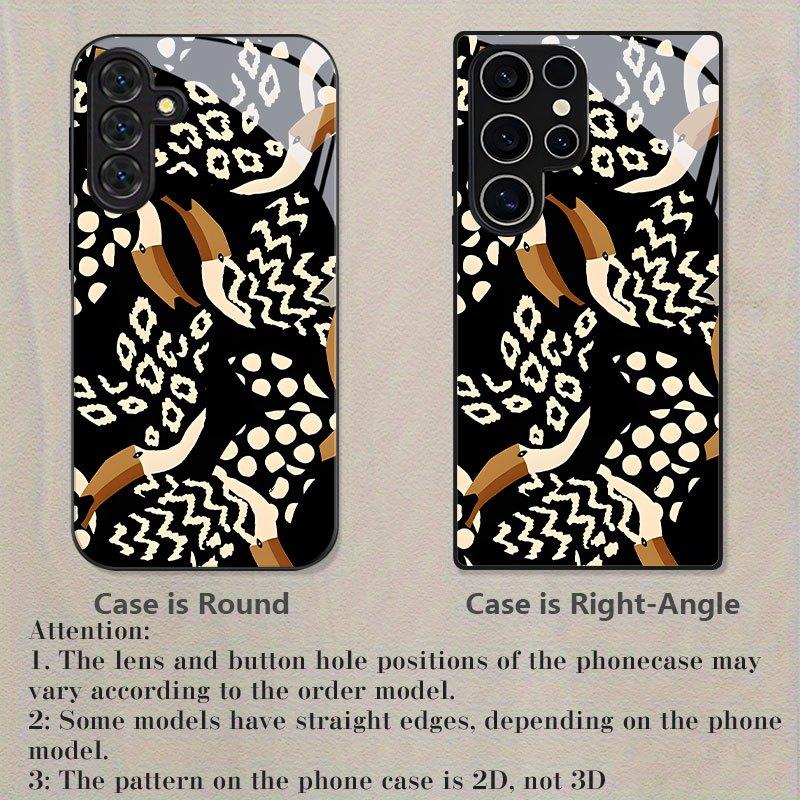 Phone Case  Glass TPU PhoneCase for Samsung Galaxy S26 S25 S24 S23 S22 S21 FE Ultra Plus Dropresistant Abstract Totem