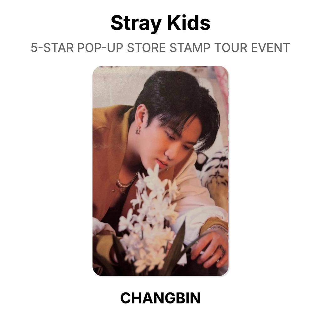 Stray Kids 5-STAR POP-UP STORE STAMP TOUR EVENT Official Photocard