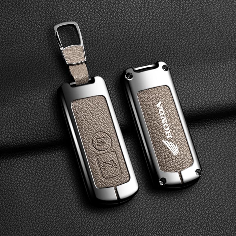 Zinc Alloy Leather Car Key Case Cover For Honda Forza 125 300 350 750 ADV Pcx 125 Xadv Super Cup SH150i SH300 Sh125 XAV Xlov