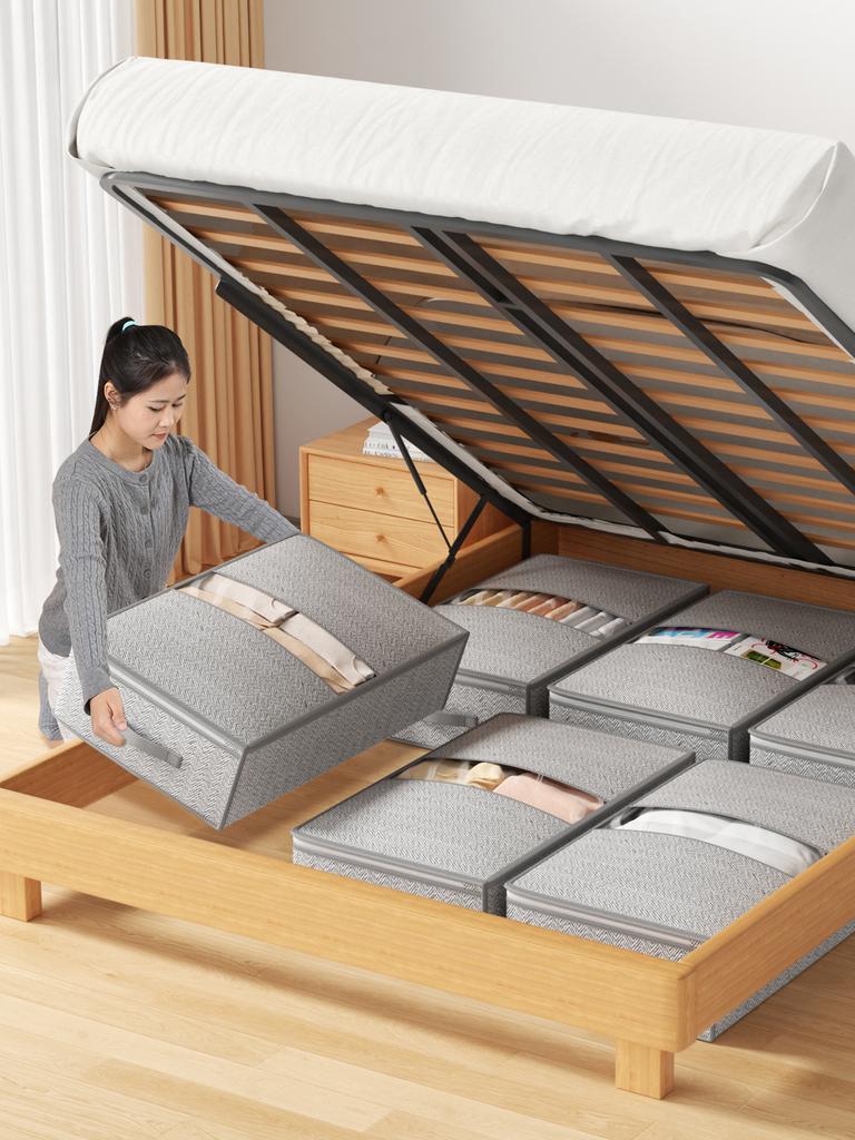 Extra große Aufbewahrungstasche unter dem Bett Kleiderdecke Aufbewahrungstasche Unterbett-Organisationstasche Schlafzimmer Kleiderschrank Organizer