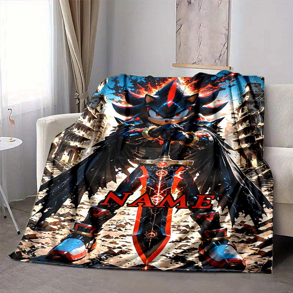 Custom 1pc Sonic Adventure: Chaos Blanket, Soft And Comfortable Blanket, Casual Warm, Camping Travel Blanket, Birthday Gift Q912190