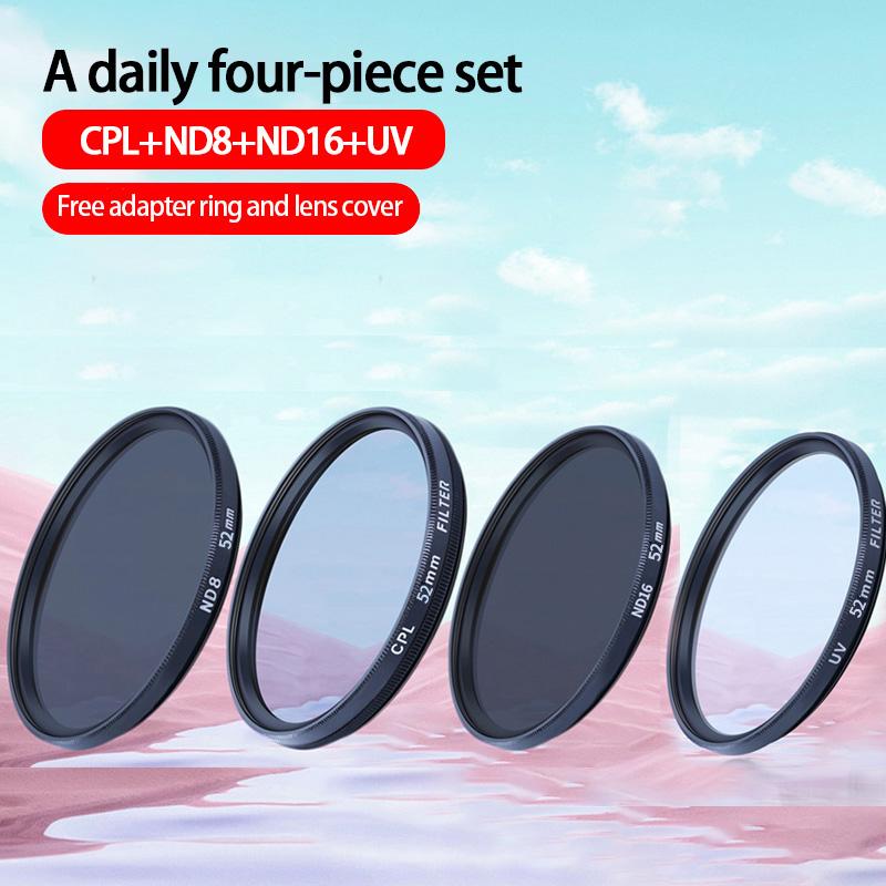 High Definition Image Quality Camera Lens Filter For XTU X3 UV CPL Polarizing Protective ND8 ND32 ND64 Camera Filter Accessories